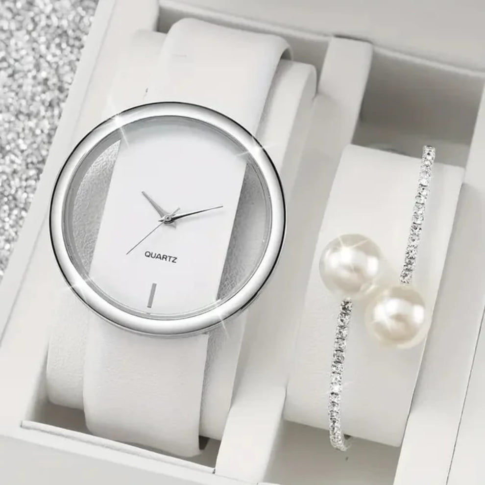 Transparent watch for women