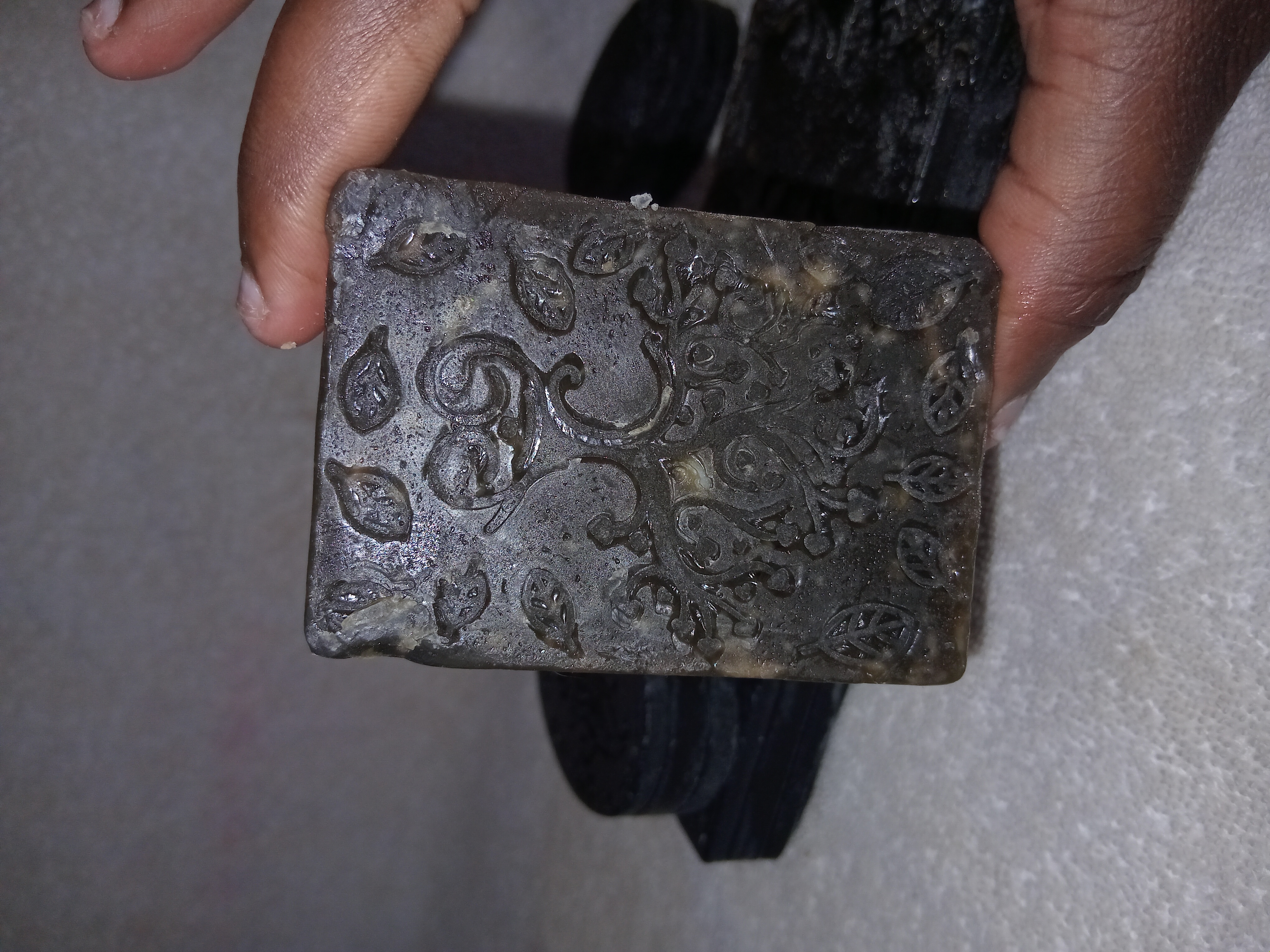 Charcoal and neem soap