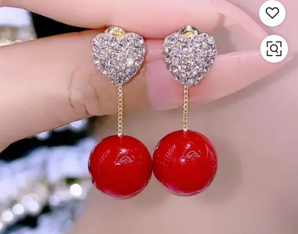 Red Earrings