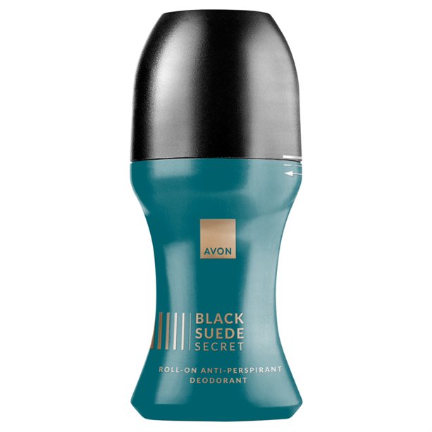BLACK SUEDE SECRET ROLL ON ANTI-PERSPIRANT