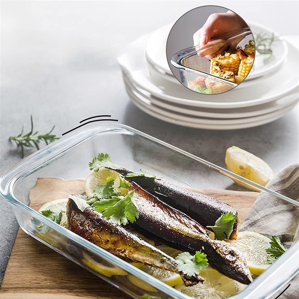 ✅3 in 1 borosilicate Baking glass ware set